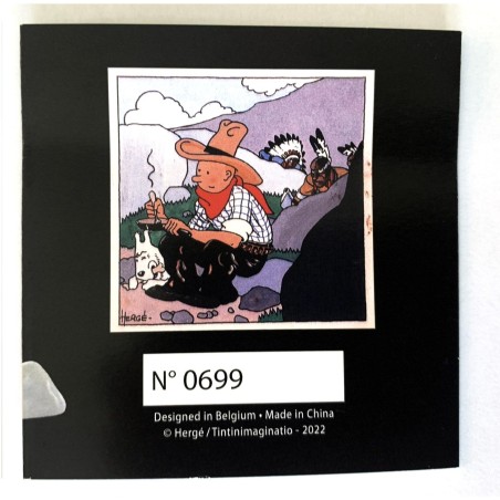 Moulinsart - Figurine-jouet Figurine Moulinsart 29260 - Tintin en Amérique / Indien - 2022