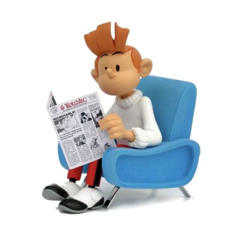 Spirou dans son fauteuil / Fournier / Figures et Vous