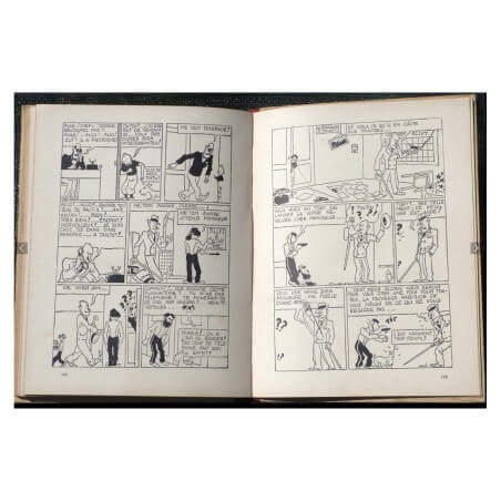 Tintin T3 - Tintin en Amérique N&B (A8) - C - 3e édition - 1 Album - 1939