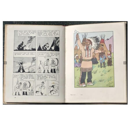 Tintin T3 - Tintin en Amérique N&B (A8) - C - 3e édition - 1 Album - 1939