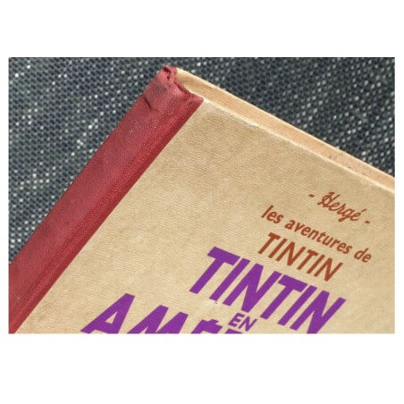 Tintin T3 - Tintin en Amérique N&B (A8) - C - 3e édition - 1 Album - 1939