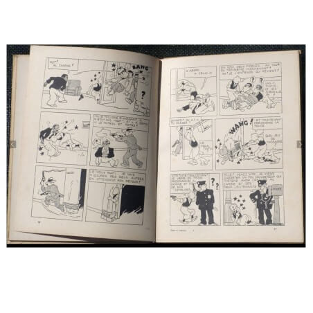 Tintin T3 - Tintin en Amérique N&B (A8) - C - 3e édition - 1 Album - 1939