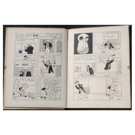 Tintin T3 - Tintin en Amérique N&B (A8) - C - 3e édition - 1 Album - 1939