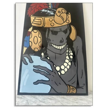 Tintin - "Rascar Capac" - Enamelled plate - Emaillerie Belge - 1985