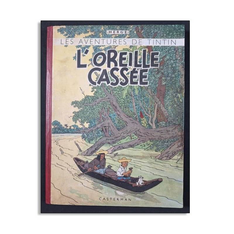 Tintin T.06 - L'oreille cassée N&B (A18 - grande image) - C - 1942 Tintin T.06 - L'oreille cassée N&B (A18 - grande image) - C - 1942
