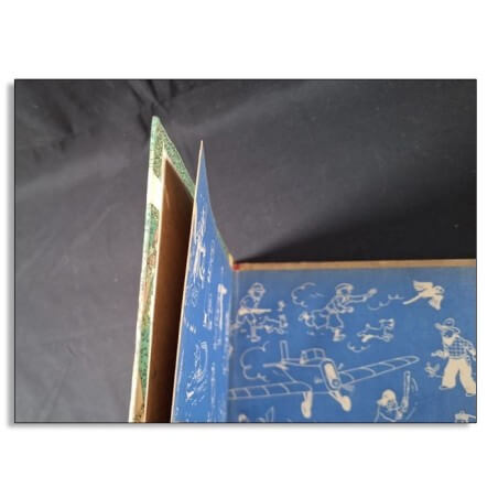 Tintin T.06 - L'oreille cassée N&B (A18 - grande image) - C - 1942