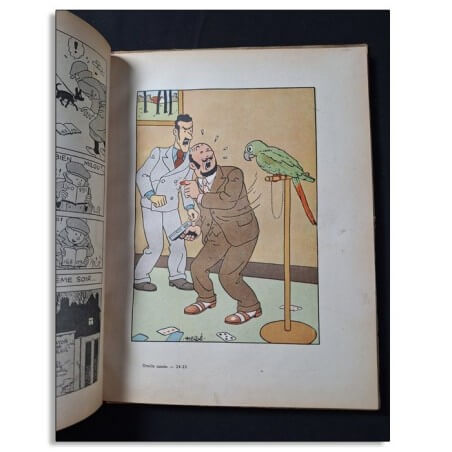Tintin T.06 - L'oreille cassée N&B (A18 - grande image) - C - 1942