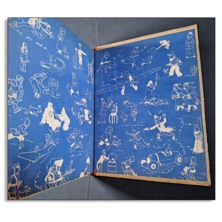 Tintin T.06 - L'oreille cassée N&B (A18 - grande image) - C - 1942