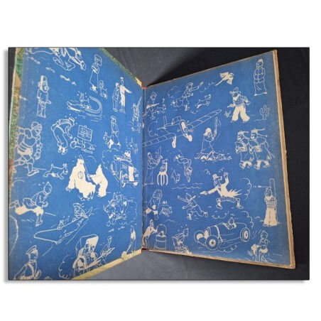 Tintin T.06 - L'oreille cassée N&B (A18 - grande image) - C - 1942