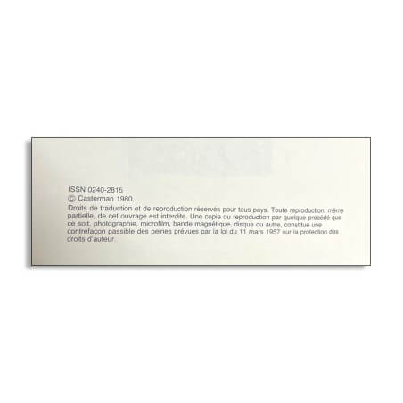 Comès - Silence + Dédicace - B - Réédition - 1983