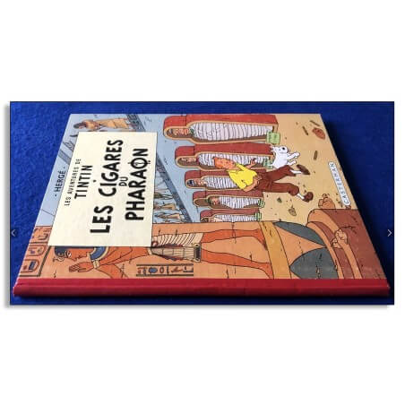 Tintin T.04 - Les cigares du Pharaon (B15 belge) - EO couleurs - C - 1955