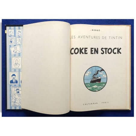 Tintin T.19 - Coke en stock (B24) - C - EO française - 1958