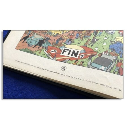 Tintin T.19 - Coke en stock (B24) - C - EO française - 1958