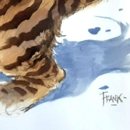Frank Pé / Tigre /  100 X 75 cm / Original