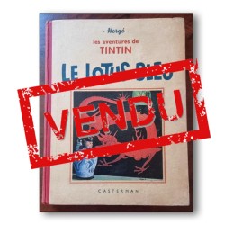 Tintin / Le lotus bleu / 1939 / Dos A9