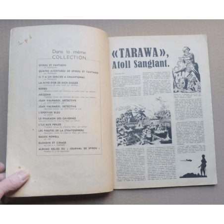 Tarawa, Atoll Bloedig T.01 - B - EO - 1951 Tarawa Atoll bloedig in originele 1951 editie, zwart en wit album
