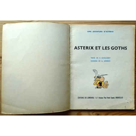 Astérix T.03 - Astérix et les Goths - B - Première édition belge - (1963)  Astérix et les Goths, édition originale belge broché
