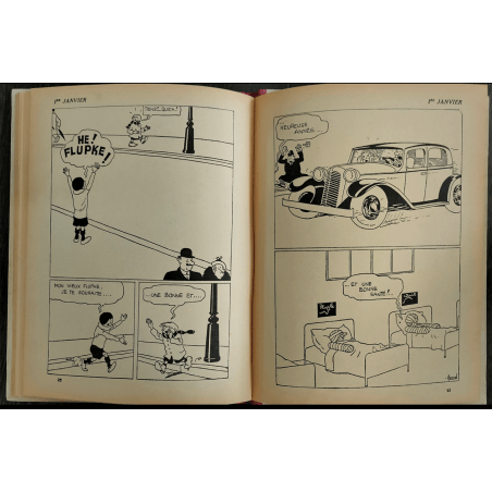 Quick and Flupke - Die neuen Exploits von Quick and Flupke (A10) - C - N&B - Reissue - (1940) Schnelle und flupke Kinder aus Bru