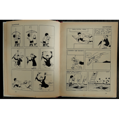 Quick and Flupke - Die neuen Exploits von Quick and Flupke (A10) - C - N&B - Reissue - (1940) Schnelle und flupke Kinder aus Bru