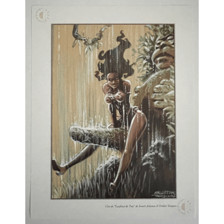  Mourier / Tarquin / Glaudel / Divers auteurs - Portfolio Soleil Productions - les Filles de Soleil T.00 - (1994)  Les filles de