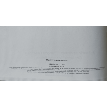 Le Chevalier Ardent T.20 - Les Murs qui saignent + carte - C - First edition - (2001)  Album de la série Chevalier Ardent N°20