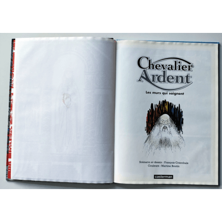 Le Chevalier Ardent T.20 - Les Murs qui saignent + carte - C - First edition - (2001)  Album de la série Chevalier Ardent N°20