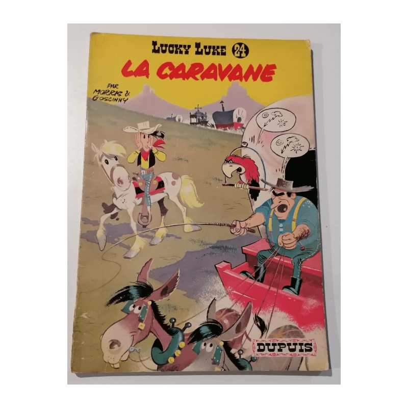 Lucky Luke T24 - La Caravane - B - 1 Album - EO - 1964 Originele editie Lucky Luke T24 - La Caravane - B - 1 Album - EO - 1964 Originele editie