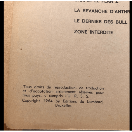  Pom et Teddy T.06 / Zone interdite /Craenhals / B / 1 Album / EO / 1964