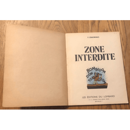  Pom et Teddy T.06 / Zone interdite /Craenhals / B / 1 Album / EO / 1964