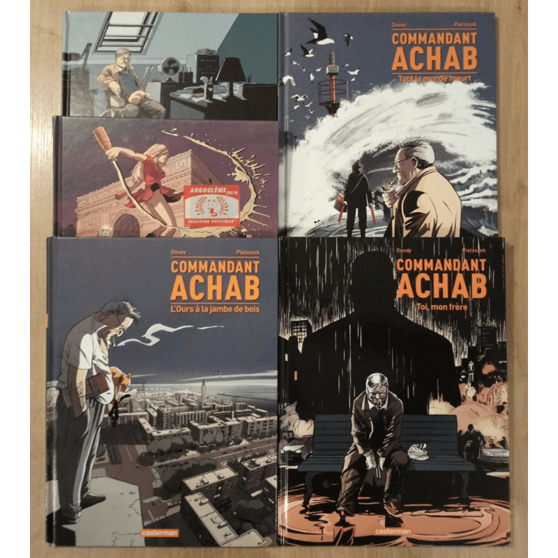 Commandant Achab T.01 à T.05 - Série complète - 5x C - 5 Albums - EO - 2009/2014 Commandant Achab T.01 à T.05 - Série complète - 5x C - 5 Albums - EO - 2009/2014