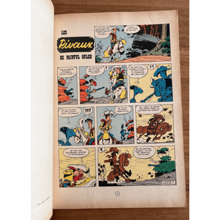 Lucky Luke T.19 - Les Rivaux de Painful Gulch- B - 1 Album - EO - 1962