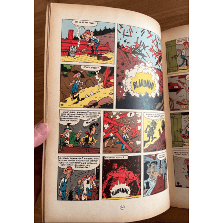  Lucky Luke T.19 - Les Rivaux de Painful Gulch- B - 1 Album - EO - 1962