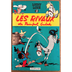  Lucky Luke T.19 - Les Rivaux de Painful Gulch- B - 1 Album - EO - 1962