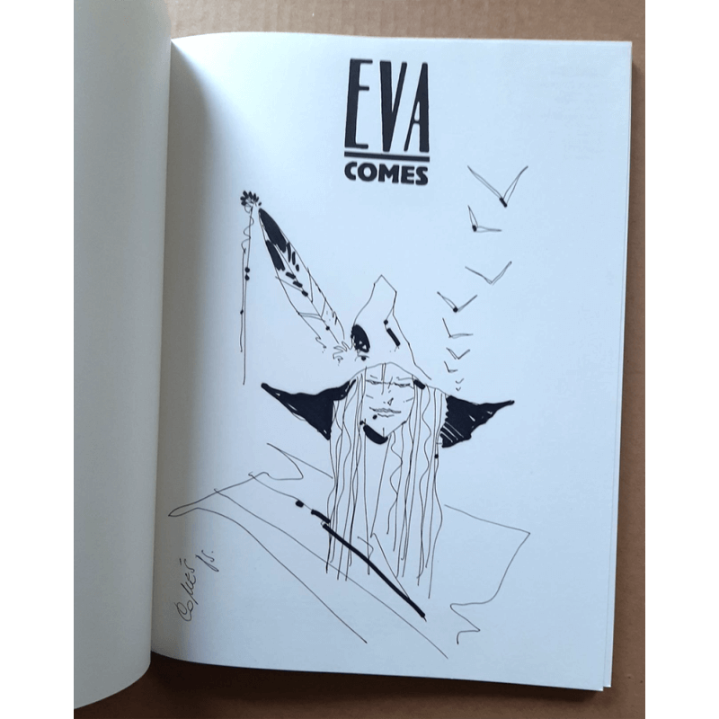 Eva / Dédicace Comès / B / 1 Album / EO / 1985 Eva / Dédicace Comès / B / 1 Album / EO / 1985