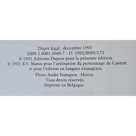  Franquin - Idées Noires bis + Signé Franquin - 2x B - 2 Album - EO - 1983/1992