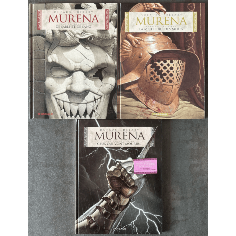 Murena T.02 à T.04 / 3x C / 3 Albums / EO / Delaby / 1999/2002