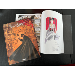 Blackstone T.01 + T.02 + ex-libris / Série complète / Dédicace / 2x C / 2 Albums / Chabbert / EO - 2012/2013