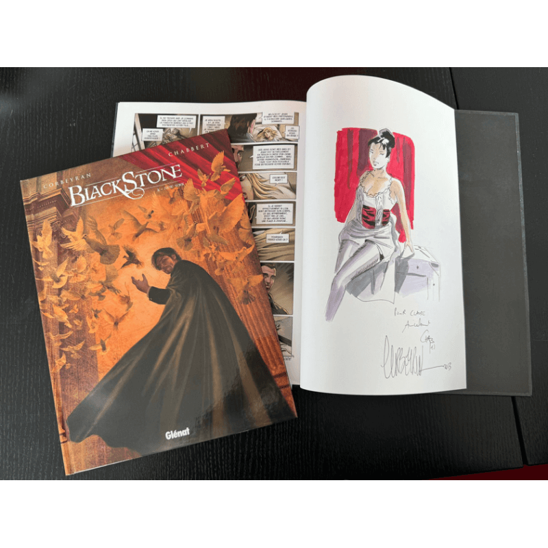 Blackstone T.01 + T.02 + ex-libris + dédicace - 2x C - 2 Albums - EO - 2012/2013 Blackstone T.01 + T.02 + ex-libris + dédicace - 2x C - 2 Albums - EO - 2012/2013