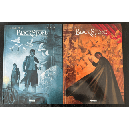 Blackstone T.01 + T.02 + ex-libris + dédicace - 2x C - 2 Albums - EO - 2012/2013