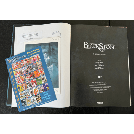 Blackstone T.01 + T.02 + ex-libris + dédicace - 2x C - 2 Albums - EO - 2012/2013