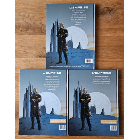 L'Emprise / 3x dédicaces / Série complète / 3x C / 3 Albums / EO / 2018/2021