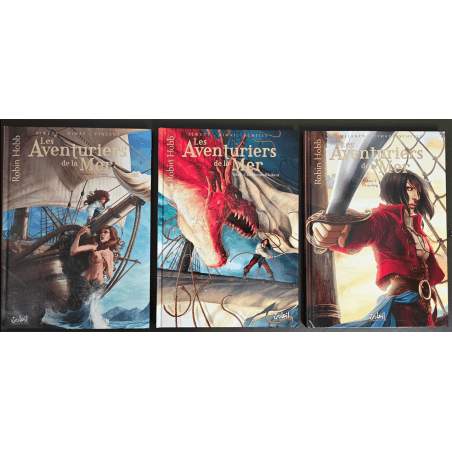  Les Aventuriers de la Mer T.01 tot T.03 + Wijding - 3x C - 3 Album - EO - 2013/2016