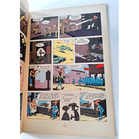 Lucky Luke T.17 / Sur la piste des Dalton / Morris / B / 1 Album / EO / 1962