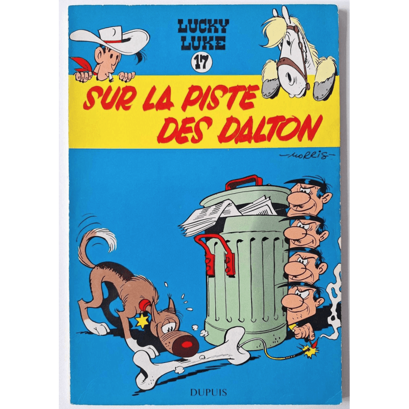 Lucky Luke T.17 / Auf dem Dalton Trail / Morris / B / 1 Album / EO / 1962