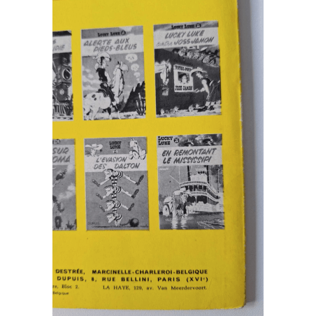 Lucky Luke T.17 / Sur la piste des Dalton / Morris / B / 1 Album / EO / 1962