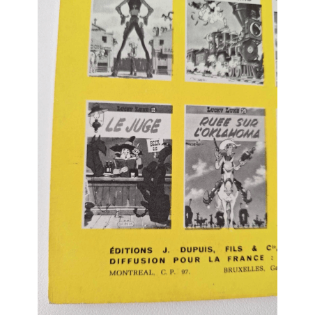 Lucky Luke T.18 / Morris / À l'Ombre des Derricks / B / 1 Album / EO / 1962