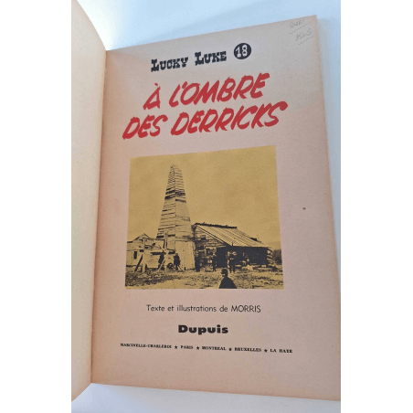 Lucky Luke T.18 / Morris / À l'Ombre des Derricks / B / 1 Album / EO / 1962