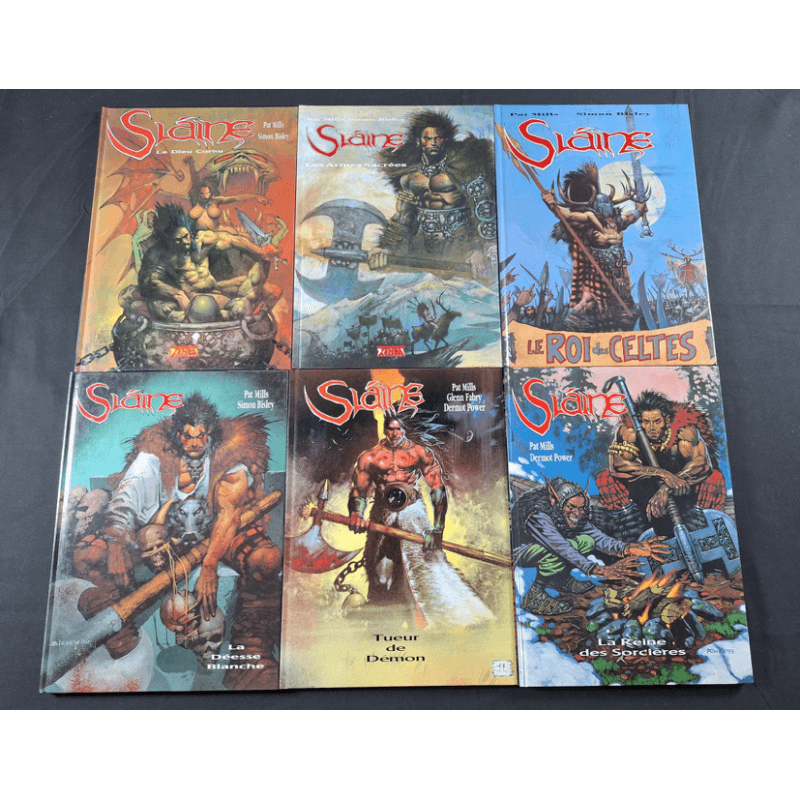 Slaine T.01 à T.06 - 6x C - 6 Albums - EO - 1989/1995 Slaine T.01 à T.06 - 6x C - 6 Albums - EO - 1989/1995