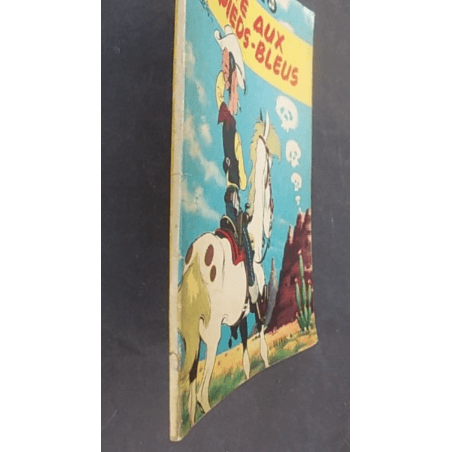 Lucky Luke T.10 / Alerte aux Pieds-Bleus / Morris / B / 1 Album / Première édition belge / 1958