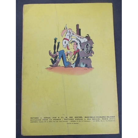 Lucky Luke T.10 / Alerte aux Pieds-Bleus / Morris / B / 1 Album / Première édition belge / 1958